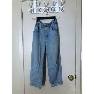 Oak + Fort Paper bag Jeans